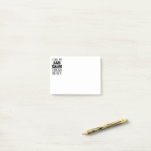 Dick & Heavy Sarcasm Post-it® Notes (Op bureau)