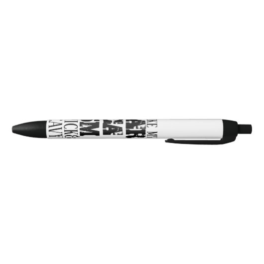 Dick & Heavy Sarcasm Zwarte Inkt Pen (Bodem)