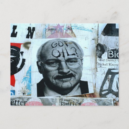Dick, heb je olie? briefkaart (Voorkant)