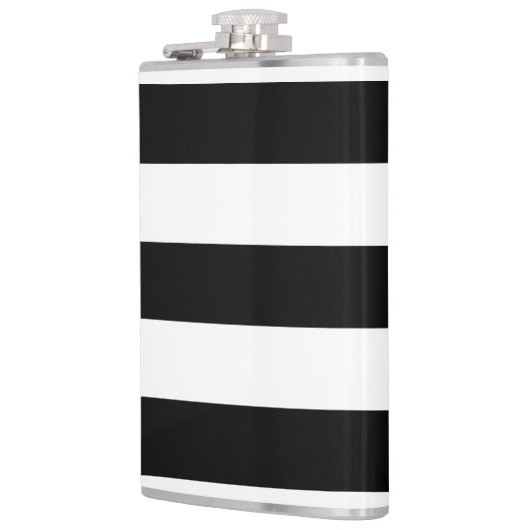 Dick Horizontale Stripes Vinyl Wrapped Kolf Heupfles (Links)