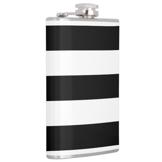 Dick Horizontale Stripes Vinyl Wrapped Kolf Heupfles (Rechts)