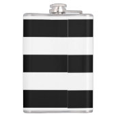 Dick Horizontale Stripes Vinyl Wrapped Kolf Heupfles (Achterkant)