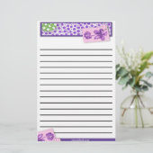 Dick Line Floral Stationery Briefpapier (Staand voorkant)