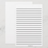 Dick Line Stationery Briefpapier (Voorkant / Achterkant)