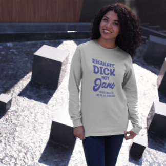 Dick niet Jane Reproductieve Rechten Roe Reguleert T-shirt