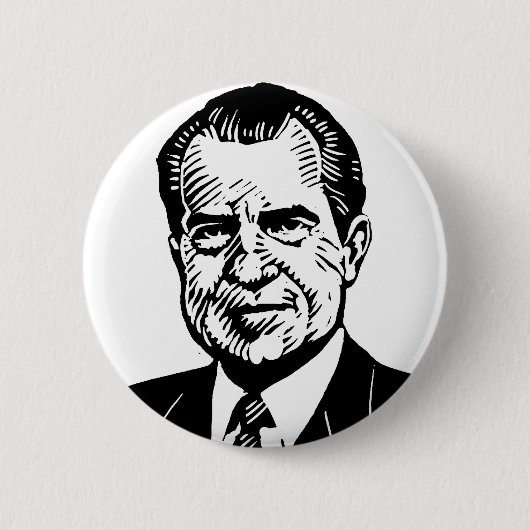 Dick Nixon knop Ronde Button 5,7 Cm (Voorkant)