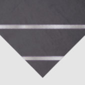 Dick Silver Metallic Diagonal Stripes Tissuepapier (Detail)