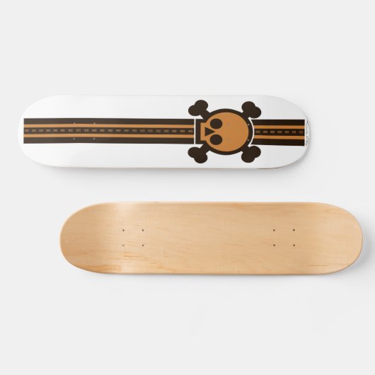 Dick Skulled Racer Skateboard (Horizontaal)