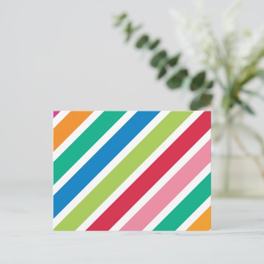 Dick Snoep Stripes Briefkaart (Staand voorkant)