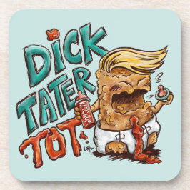 Dick-Tater-Tot Coaster Set Bier Onderzetter
