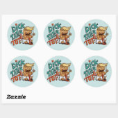Dick-Tater-Tot Ronde Sticker (Vel)
