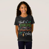 Dick Thighs en Kerstvibes Holiday Squad Ugl T-shirt (Voorkant volledig)