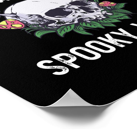 Dick thighs en Spooky Vibes Halloween Matching Poster (Hoek)