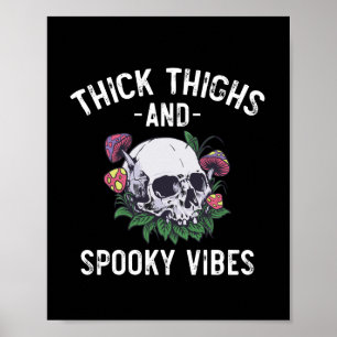 Dick thighs en Spooky Vibes Halloween Matching Poster