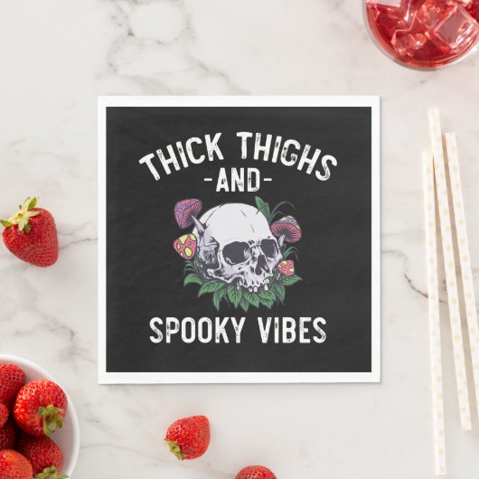 Dick thighs en Spooky Vibes Halloween Matching Servet (Insitu)