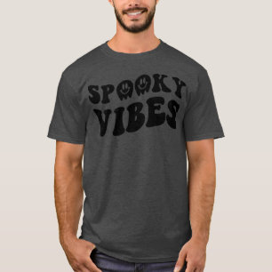 Dick Thighs en Spooky Vibes Happy Face Halloween T-shirt
