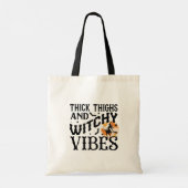 Dick Thighs en Witchy Vibes Tote Bag (Achterkant)