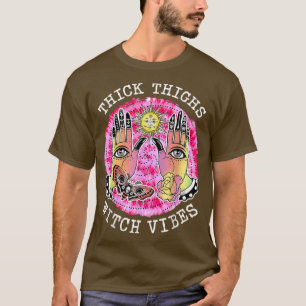 Dick Thighs hech Vibes Halloween Witch Hex T-shirt