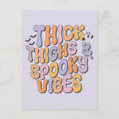 Dick Thighs & Spooky Vibes Briefkaart (Voorkant)