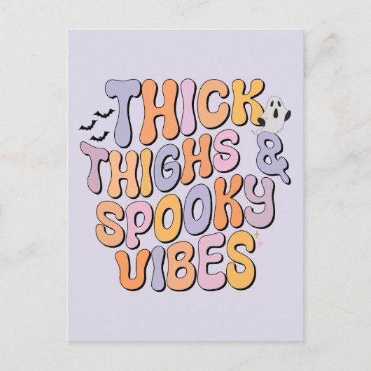 Dick Thighs & Spooky Vibes Briefkaart (Voorkant)