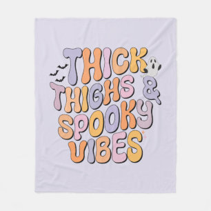 Dick Thighs & Spooky Vibes Fleece Deken