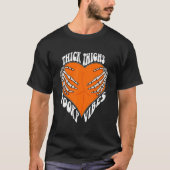 Dick Thighs Spooky Vibes Heart Skeleton Hand Butt T-shirt (Voorkant)