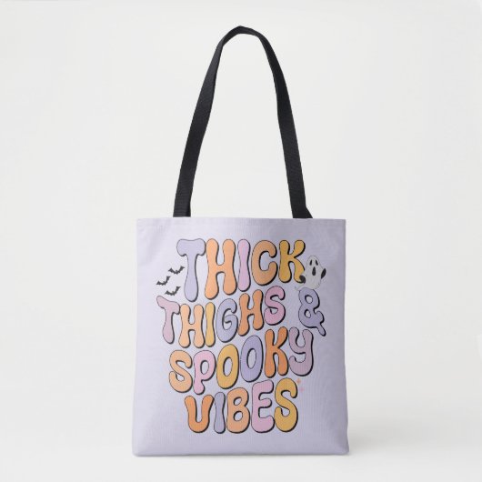 Dick Thighs & Spooky Vibes Tote Bag (Voorkant)