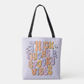 Dick Thighs & Spooky Vibes Tote Bag (Achterkant)