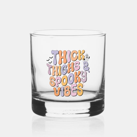 Dick Thighs & Spooky Vibes Whisky Glas (Voorkant)