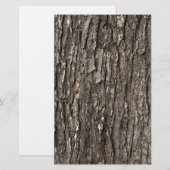 Dick Tree Bark Briefpapier (Voorkant / Achterkant)