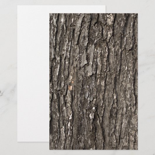 Dick Tree Bark Briefpapier (Voorkant / Achterkant)