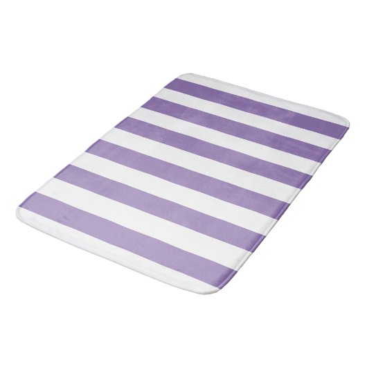 Dick - Verticale strips Striped Lavender Badmat (Gekanteld)