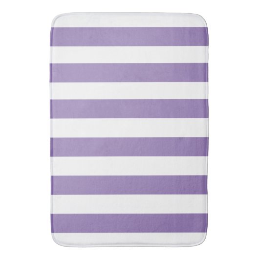 Dick - Verticale strips Striped Lavender Badmat (Voorkant Verticaal)