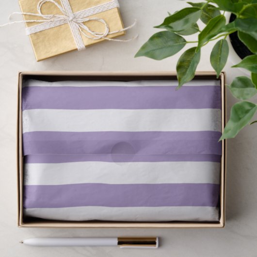 Dick - Verticale strips Striped Lavender Tissuepapier (Geschenk)
