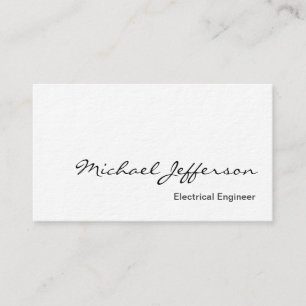 Dick White Electrical Engineer Visitekaartje