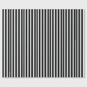 Dick zwart/wit gesteegeld omslagpapier cadeaupapier (Vlak)