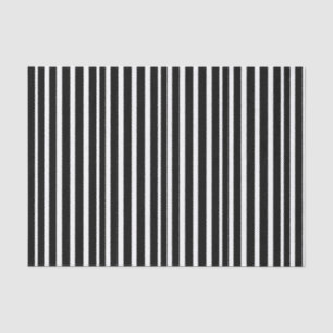 Dick zwart-witpapier met strips tissuepapier