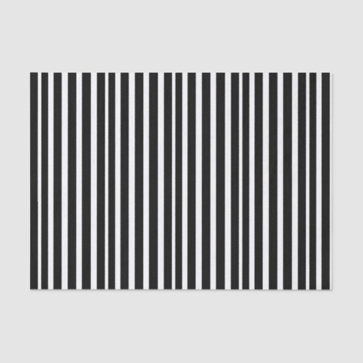 Dick zwart-witpapier met strips tissuepapier (Voorkant)