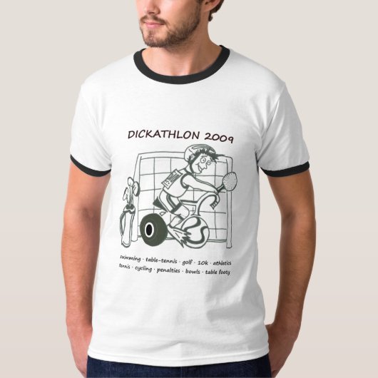 Dickathlon 2009 t-shirt (Voorkant)