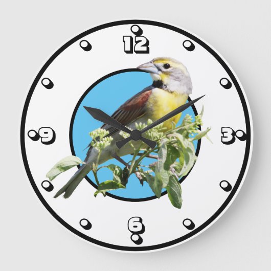 Dickcissel Bird Grote Klok (Voorkant)