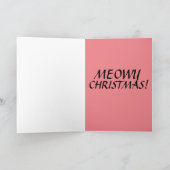 DICKE KAT BESTE VRIEND BFF KERSTKAARTEN KAART (Binnen)