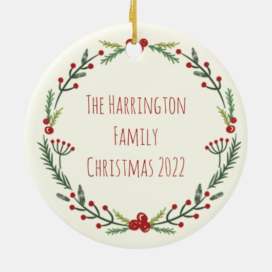 Dickens A Kerstcarol God zegene ons iedereen Keramisch Ornament (Achterkant)