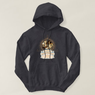 Dickens' Copperfield Citaat Goud Blauwe Hoodie