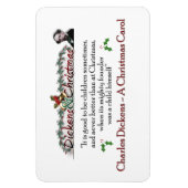 Dickens een kerst carol citaat magneet (Verticaal)