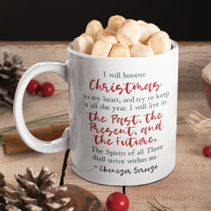 Dickens Een Kerstlied Scrooge Citaat Victoriaans Koffiemok