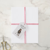 Dickens Een Kerstlied Tiny Tim Cadeaubijslagen Cadeaulabel (Met Touw)