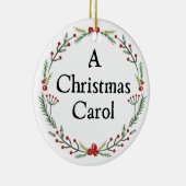 Dickens Een Kerstmis Carol gepersonaliseerd Keramisch Ornament (Rechts)