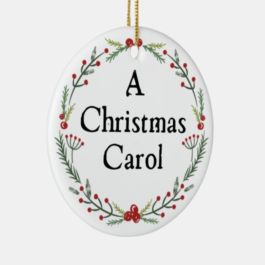 Dickens Een Kerstmis Carol gepersonaliseerd Keramisch Ornament (Rechts)