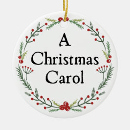 Dickens Een Kerstmis Carol gepersonaliseerd Keramisch Ornament