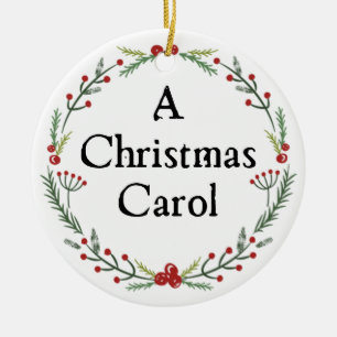 Dickens Een Kerstmis Carol gepersonaliseerd Keramisch Ornament
